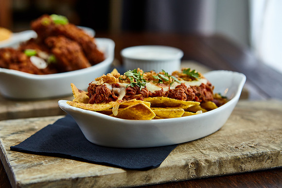 Food photography in English Pub