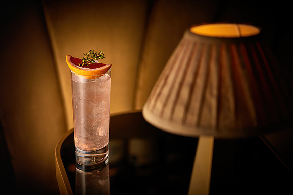Drink photography with moody ambience